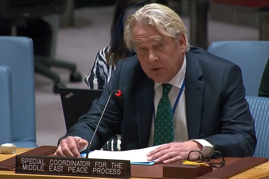 منسق الأمم المتحدة الخاص لعملية السلام في الشرق الأوسط تور وينسلاند